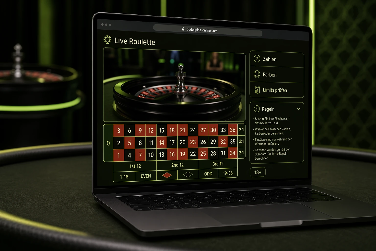 Live Roulette bei Dudespin: Spielprinzip und wichtige Prüfpunkte