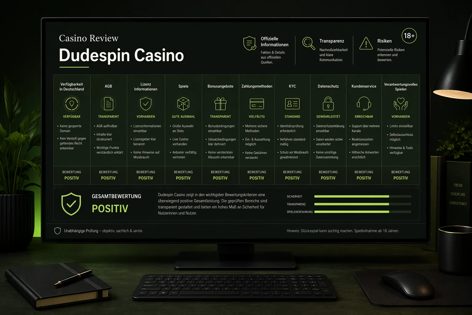 Abschließender Dudespin Casino Review